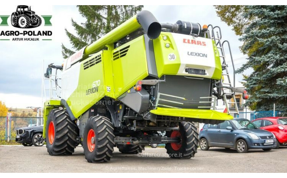 Claas LEXION 670 - ANNO 2019 - 4X4 - 1255 h - 3D + VARIO 770 - LASER PILOT Używane - 7