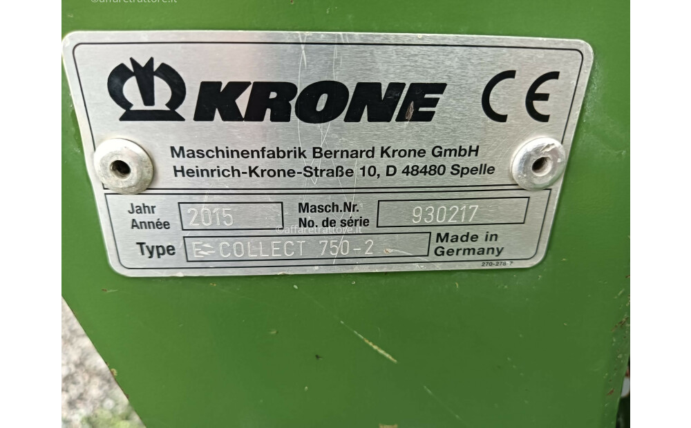 Krone E-COLLECT 750 Używane - 5