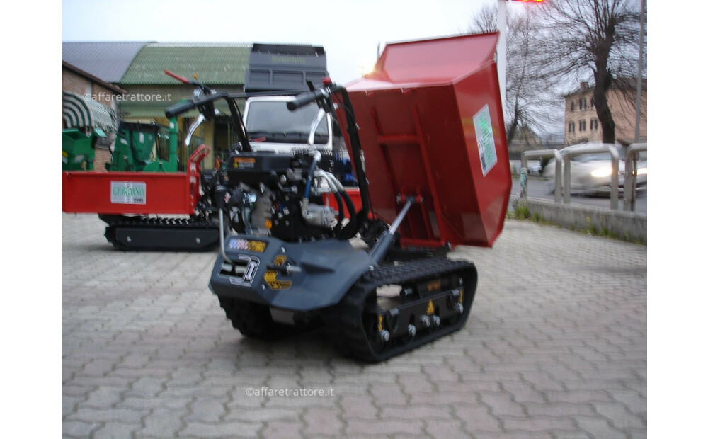 GIOR 600 Motocarriola Cingolata Zanetti - Cassone Dumper con Ribaltamento Idraulico Nuovo - 5