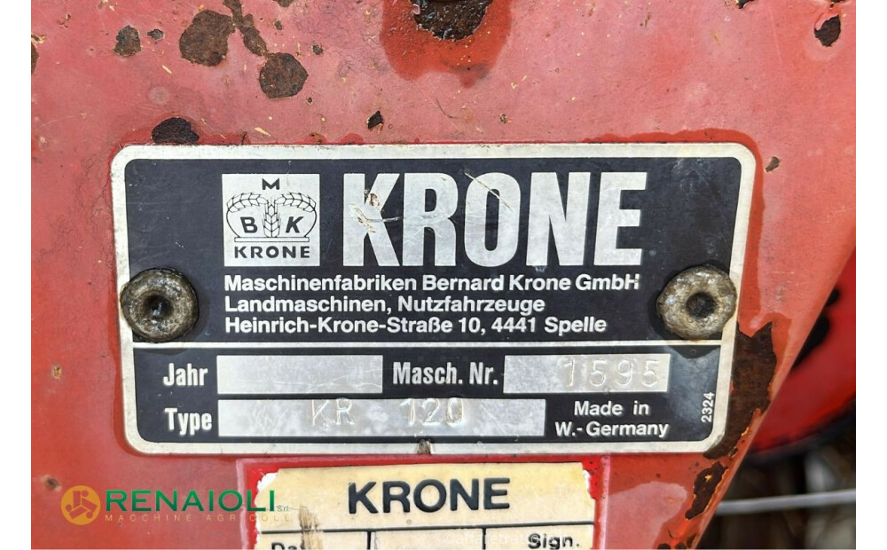 PRASA ZWALNIAJĄCA STAŁA KOMOROWA KRONE KR 120 KRONE (DM8400) używana - 6