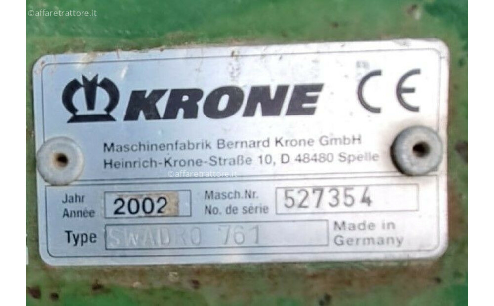 Krone SWADRO 761 Używany - 6