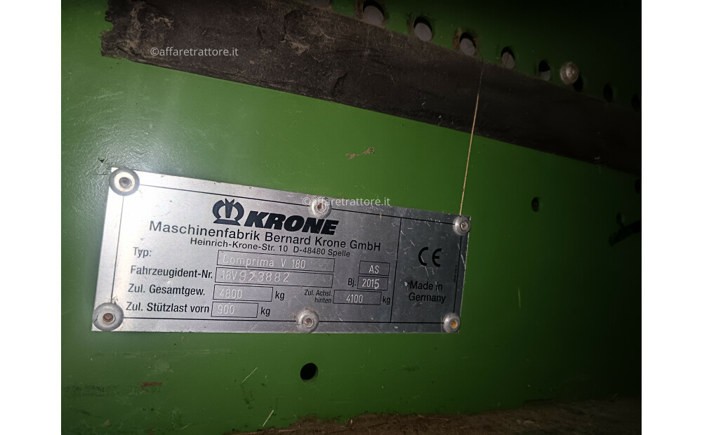 Krone Comprima V 180 XC Używane - 7