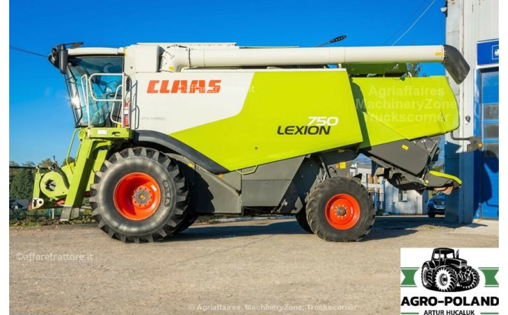 Claas LEXION 750 - ANNO 2012 - 1650 h - 7.5 M Używane - 7