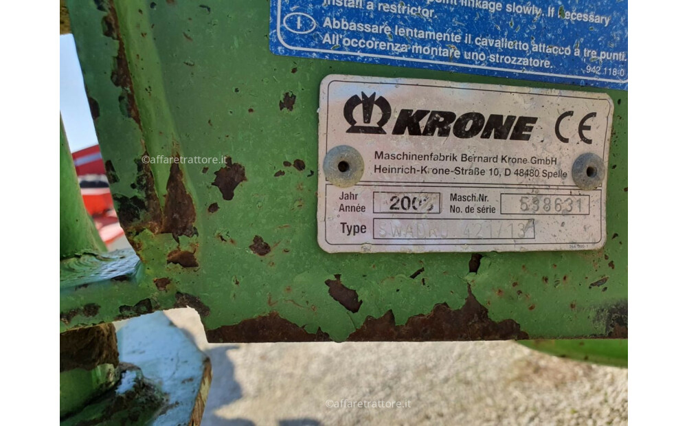 Krone Swadro 421/13 Używany - 3