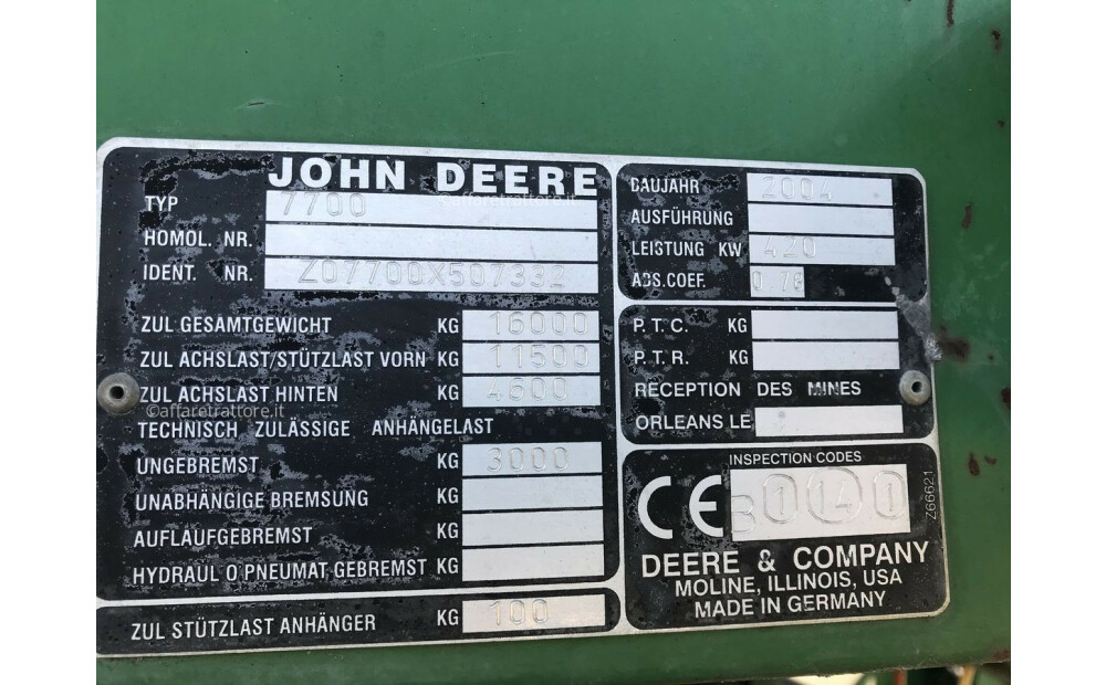 John Deere 7700 Usato - 10