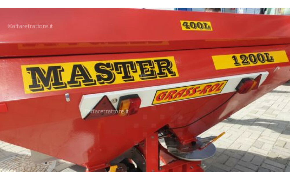 Grass-Rol Düngerstreuer / Fertilizer spreader / Epandeur d&#039;engrais / Spandiconcime / Разбрасыватель минеральных удобрений / Rozsiewacz nawozu MASTER 1200l Nowy - 3