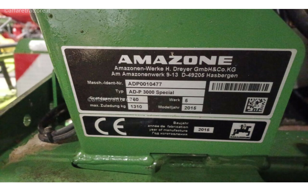 Amazone KE 3000 SUPER + Amazone AD P 3000 SPECIAL R Używany - 7