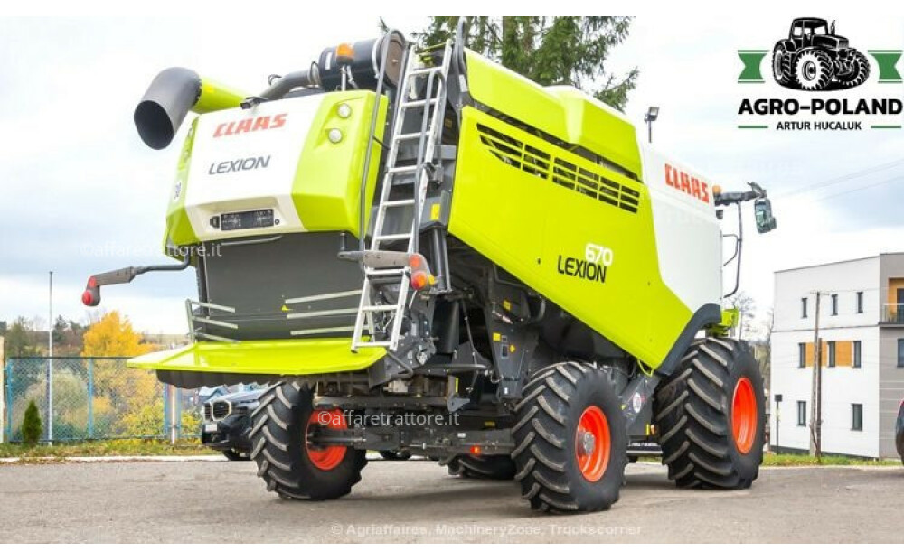 Claas LEXION 670 - ANNO 2019 - 4X4 - 1255 h - 3D + VARIO 770 - LASER PILOT Używane - 3