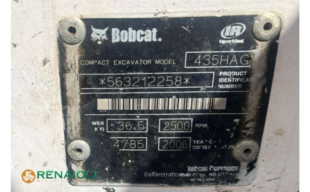 Bobcat MINIESCAVATORE 435 BOBCAT (AEI10852) Używane - 6