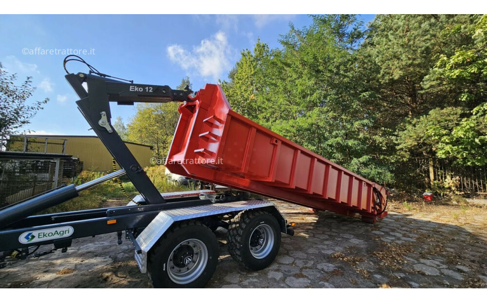 EkoAgri Hakenliftanhänger / Hooklift trailer / Remorque porte caisson / Przyczepa hakowa 12 t Nowy - 2