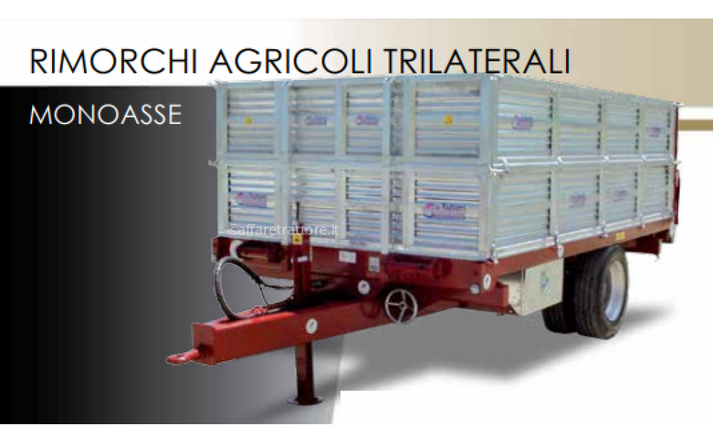 TF di Fattori RIMORCHI AGRICOLI TRILATERALI MONOASSE Nowe - 1