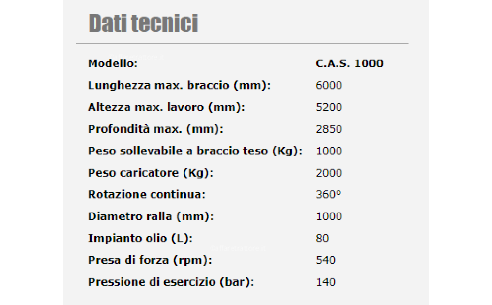 Agrisav C.A.S. 1000 Nuovo - 4