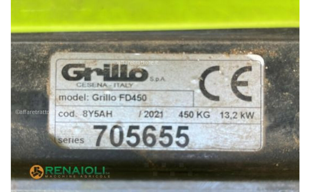 CIĄGNIK KOSIARKA Grillo FD 450 GRILLO (CS1916) Używany - 6