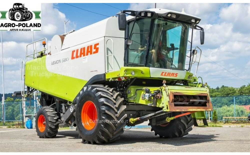 Claas LEXION 580 - 2525 h -- QUANTIMETER - VARIO 900 - LASER PILOT Używane - 6