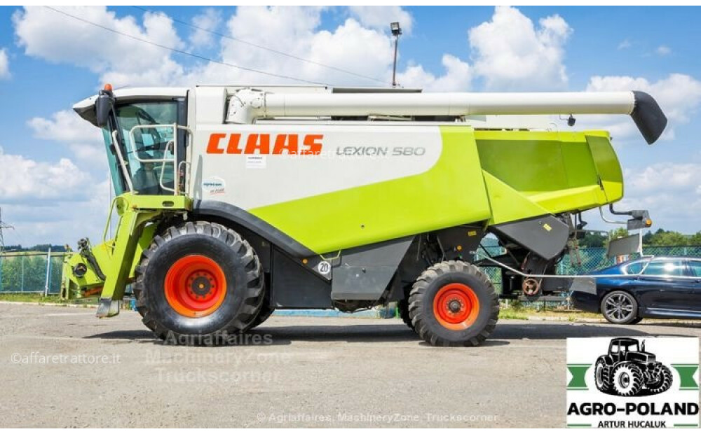 Claas LEXION 580 - 2525 h -- QUANTIMETER - VARIO 900 - LASER PILOT Używane - 8