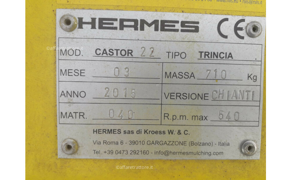 Mulczer Hermes Castor Chianti 2,20 m - 4