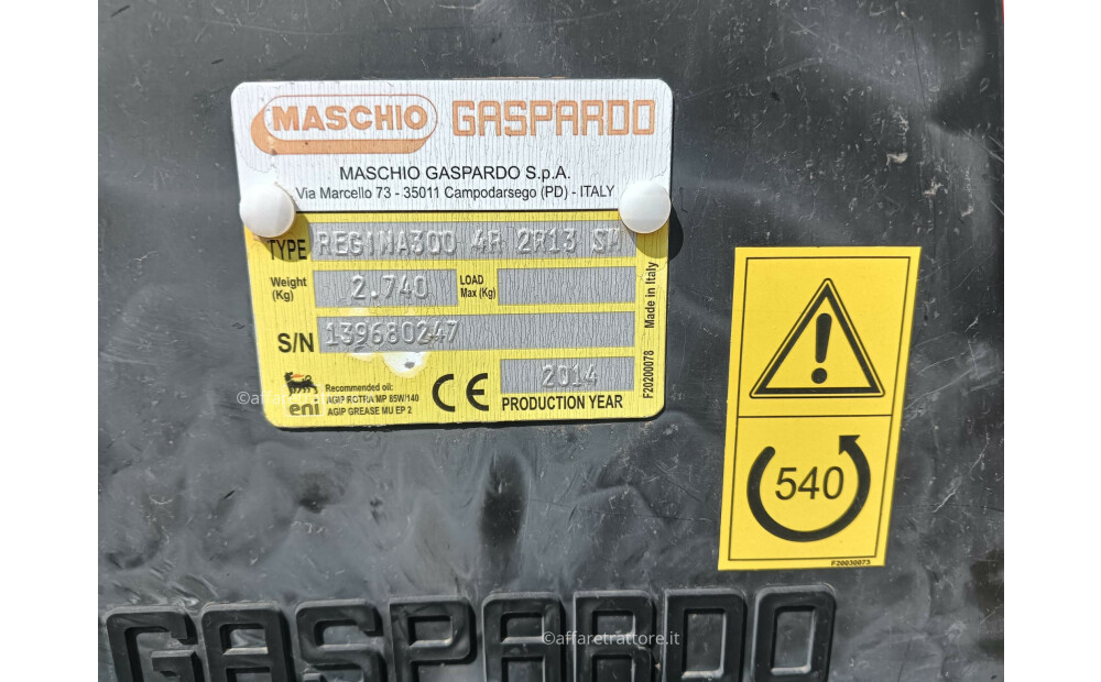 Maschio Gaspardo REGINA 300 Używane - 2