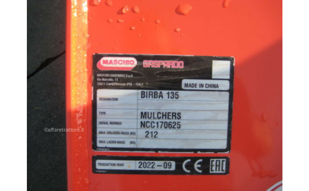 Maschio BIRBA 135 Nuovo - 11