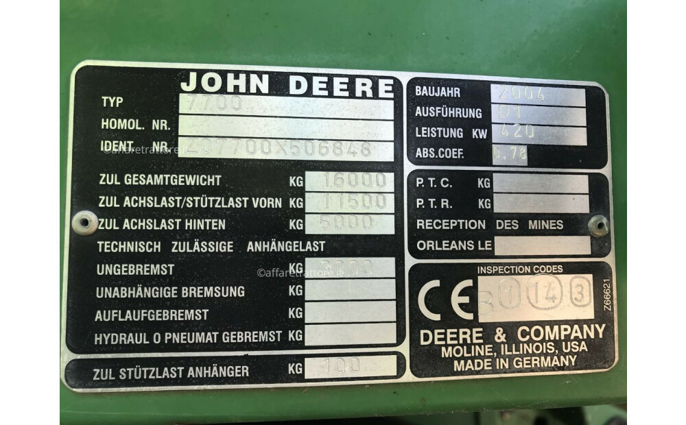 John Deere 7700 Usato - 9