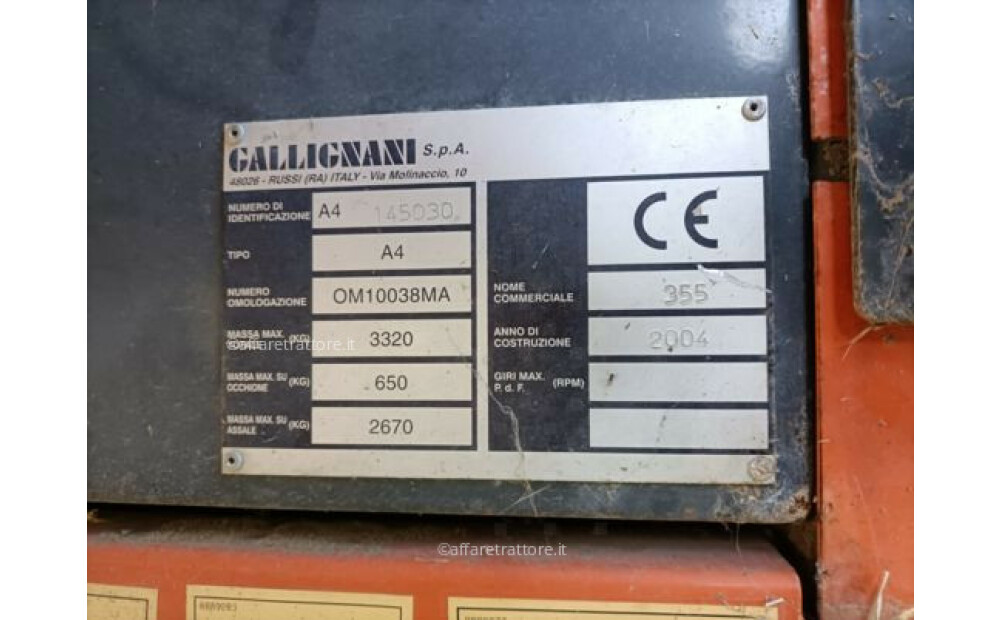 Gallignani 355 LR ROTOR Używany - 5