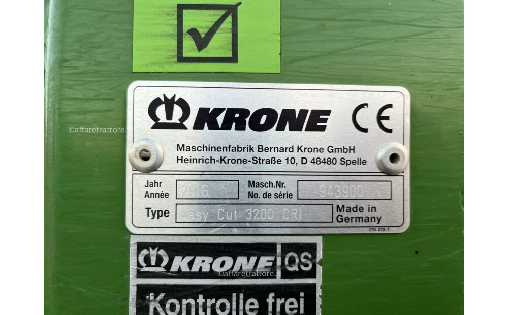 Krone Easy Cut 3200 cri Używany - 3