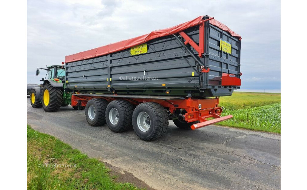 Techmont Remorque / Anhänger / Trailer / Remorque / Rimorchio / Remolque agrícola / Прицеп тридем / Przyczepa tridem PTW 21 t Nowy - 1