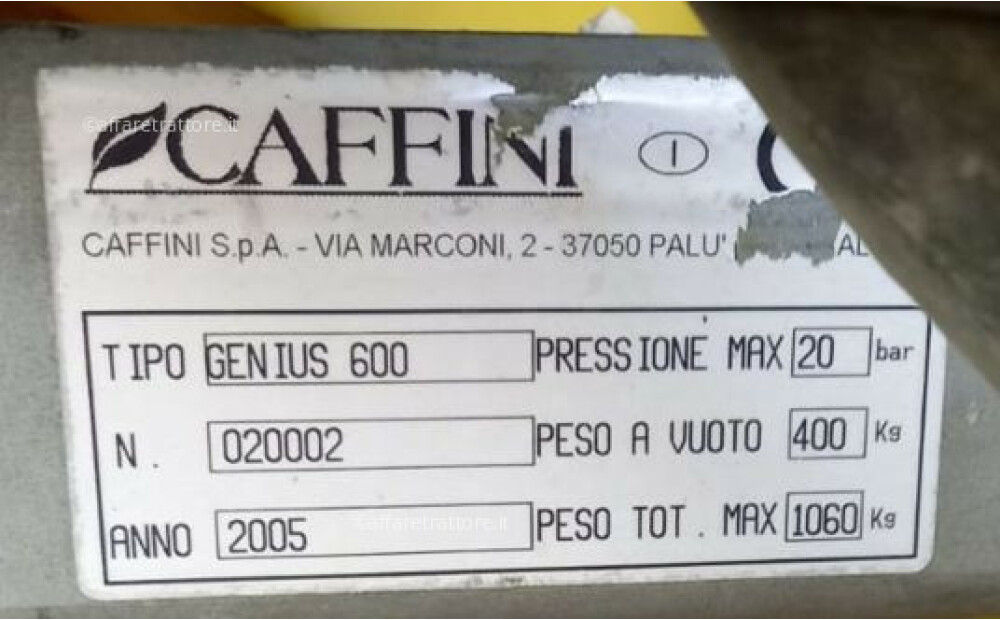 Caffini EUROTECH GENIUS 600 Używany - 6