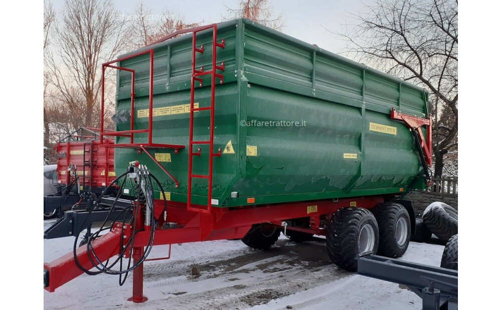 Techmont Anhänger / Trailer / Remorque / Rimorchio / Прицеп монолитный двухосный / Przyczepa skorupowa tandem PTTCW112 12 t Nowy - 11